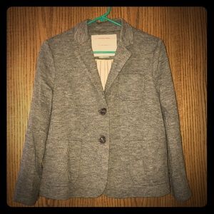Anthropology Cartonnier blazer in gray. Size 4